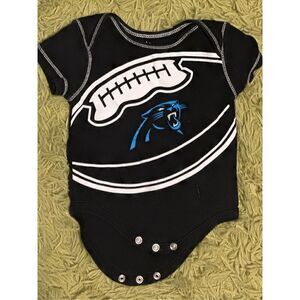 NFL Carolina Panthers Snap Closure one piece infant 0-3 months